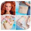 New Multistyles 32cm Supermodel Doll Clothes Denim Elegant Design Pant Handbag 1/6 BJD Doll DIY Dress. 