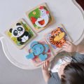 2025 New Children's Animal Wooden 3D Puzzle Board for Baby Early Montessori Education Toy Cartoon Board Stem Toys Table Game Newborn Gift. 