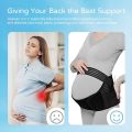 Pregnancy Support Belt: Breathable 3-in-1 Maternity Solution. 