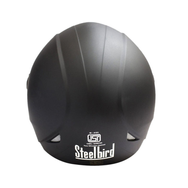 Steelbird%20Adonis%20Matte%20Black%20Full%20Face%20Helmet%20%7C%20Anti%20Scratch%20Coated%20Visor%20With%20Quick%20Release%20Mechanism%20&%20Extra%20Comfort%20Padding%20-%20Image%206