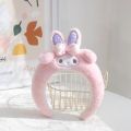Cartoon Kawaii My Melody Hairband Girly Heart Japanese Style Plush Headband Lovely Style Face Wash Hairband For Girls Women. 