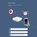OUMERY 2X Tuya Smart ZigBee SOS Button Sensor Alarm Elderly Children Alarm Emergency Help Switch Tuya Smart Life Remote Control. 
