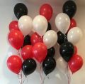 Red , Black & White mixed Pastel Balloons - 50 Pcs. 