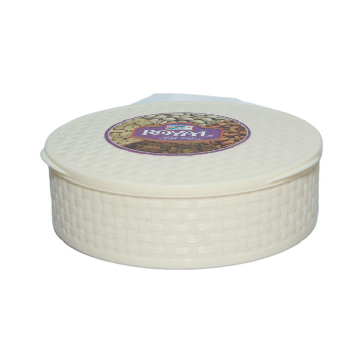 Bagmati Plastic Dry Fruit 4 Compartment Box