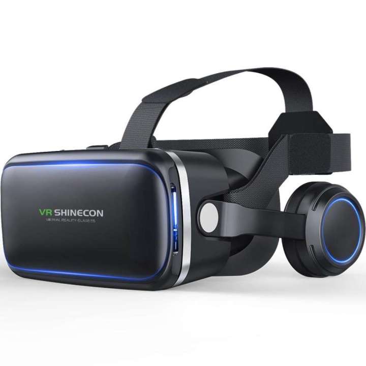 Vr Shinecon 3D Vr Glasses Virtual Reality Headset - 3D Vr Goggles Headset For Movies Video&Games Compatible With Iphone And Android Smartphone