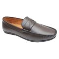 Plain Coffee Color Loafer Shoes For Boys. 