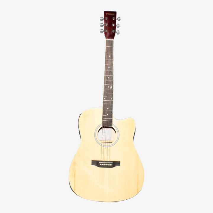 Fernando Semi-Acoustic Tuner & 4 Band Equaliser Guitar With Padded Bag/Capo/Pick & String Set