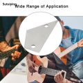 Sutuiying 1Pc Guitar Fret Rocker Level Tool Guitar Measuring Ruler Luxury Stainless Steel Luthier Tools Acoustic Electric Guitar. 