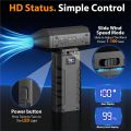 Turbo Fan 130000RPM Handheld Blower 100 Gears Brushless Motor Turbo for Camping/Car Cleaning/Dust Removal. 