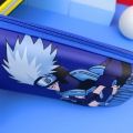 3D Anime Pencil Case Multifunctional Pen Box Large Capacity Stationery Box Double Layer Pen Storage Organizer(3D anime Naruto/kakashi/Sasuke pencil case). 