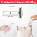 Portable Mini Mop Household Cleaning Sponge Mop Sweeper Portable Self-Squeeze Mop For Cleaning. 
