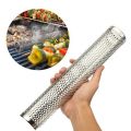 Bbq Stainless Steel Accessories Meshes Perforated Mesh Smoker Tube. 