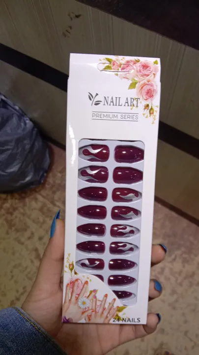 Ready To Wear Fake Nail 24 Different Size | Daraz.com.np