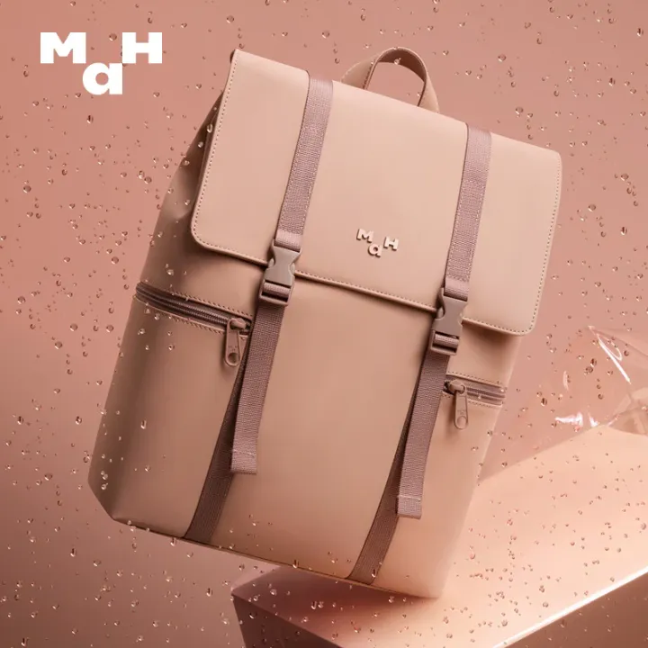 MAH%20SIRO%20PU%20Leather%20Waterproof%20Travel%20Backpack%20With%2014-Inch%20Laptop%20Compartment%20For%20Unisex%20-%20Image%202