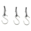 9Pcs S-Shape Camping Awning Hooks Clips Racks Tool RV Tent Hangers for RVs Caravan. 