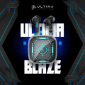 Ultima Blaze Gaming Earbuds with ANC | 42 Hours Playtime | 4 Mics with ENC | 15 Meters Range | Dual Tone with Blazing LEDs | Rampage Mode (40 MS) | IPX4 Rated | 5C BOOST Charging Wireless Earbuds. 