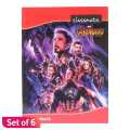 Pack OF 6 Multicolor Classmate Avenger Printed Nepali Notebook. 