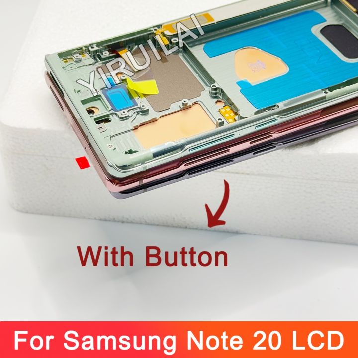 HOT%20Super%20OLED%20Note20%205G%20with%20Frame%20LCD%20For%20Samsung%20Galaxy%20Note%2020%20N980F%20N980F/DS%20N981B/DS%20N981U%20Display%20Touch%20Screen%20Digitizer%20-%20Image%204