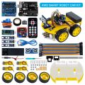 LAFVIN Robot Car Kit for Arduino for UNO R3 Programming Project 4WD Robotic Kit DIY Automation Toy Car Set with Tutorial. 