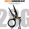Fishing Tackle Hook Remover Fishing Pliers Aluminum Alloy Line Cutter Mini Lure Pliers Tie Fishook Tungsten Steel Ring Openers Pliers Fishing Tools. 