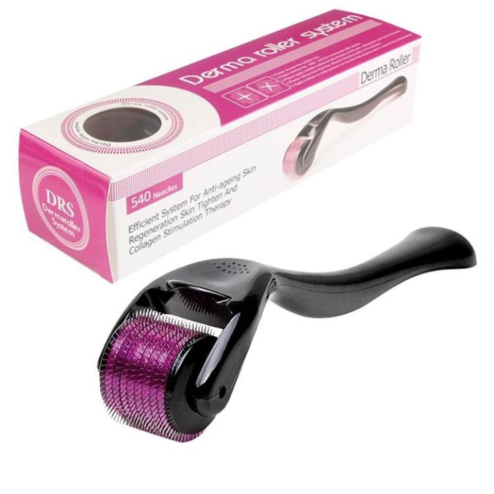 Derma%20Roller%200.5mm%20,%20Needle%20540%20Titanium%20Micro%20needles/%20Skin%20&%20Face%20Care%20/Massage%20Tools%20Professional%20-%20Image%202