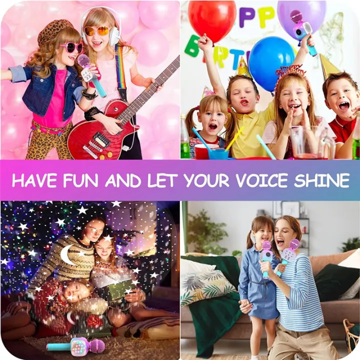 Portable%20Singing%20Machine%20Wireless%20Bluetooth%20Karaoke%20Microphone%20Handheld%20Projector%20for%20Home%20KTV%20Party%20Kid%20Gift%20-%20Image%207