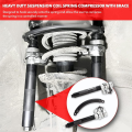 Coil Spring Compressor Tool Extendable Bracket Heavy Duty Strut Spring Compressor Tool Capacity for Car Truck. 