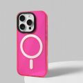 Transparent neon color MagSafe phone case for iPhone 15 16 Pro Max 15pro 13 14 12 wireless charging soft silicone bumper cover. 