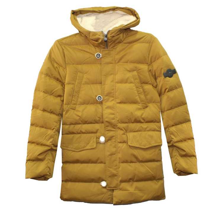 Mustard Korean Wind Proof Down Jacket For Men