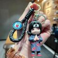 Naruto Manga Anime Itachi 3D Keychain With Straps and Lock Keyring. 