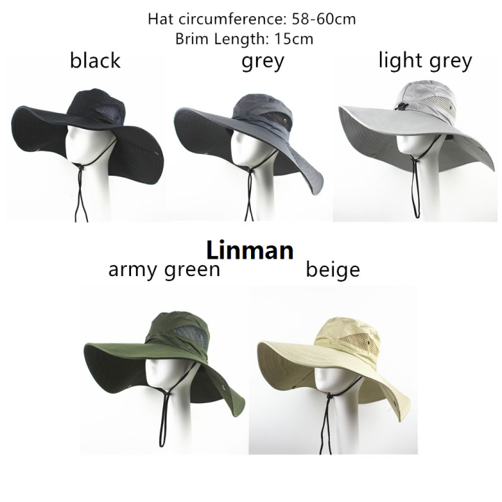 Men%20Women%20Wide%20Visor%20Brim%20Hat%20Boonie%20Bucket%20Cap%20Summer%20Fishing%20UV%20Sun%20Protection%20Breathable%20Caps%20-%20Image%205