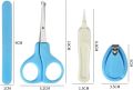 Baby Nail Care Set with Cute Case - Includes Nail Clipper, Scissor, File, and Tweezer for Newborns and Infants. 