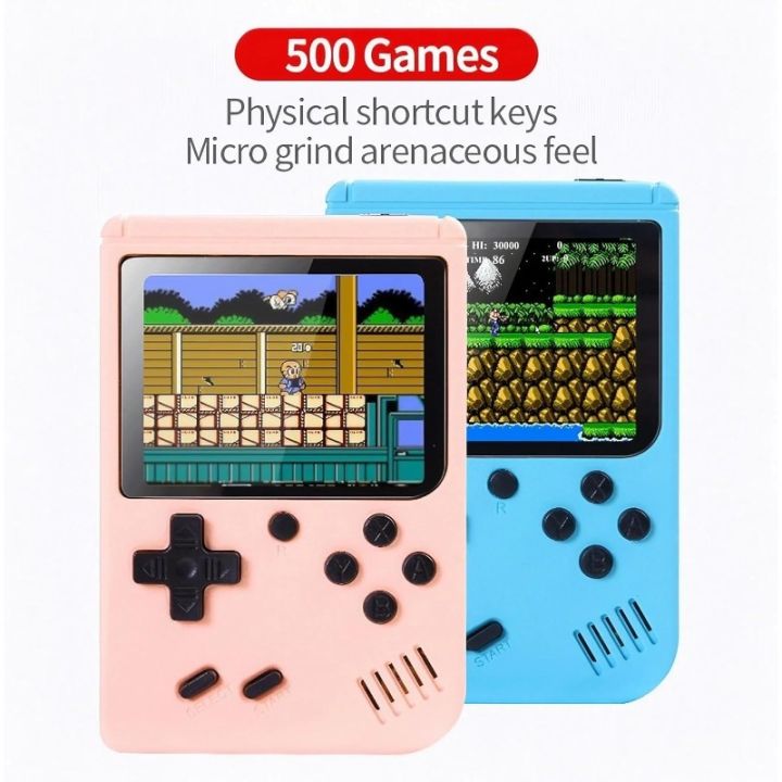 Retro%20Portable%20Mini%20Handheld%20Video%20Game%20Console%208%20Bit%203.0%20Inch%20Color%20LCD%20Kids%20Color%20Game%20Player%20Built%20in%20500%20Games%20Support%20TV%20Connection(Yellow)%20-%20Image%202