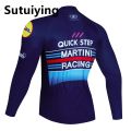 Sutuiying 2024 QUICK STEP Team Autumn Cycling Jersey Men Long Sleeves Peo Hot Selling Cycling Clothing MTB Maillot Ropa Ciclismo Bike Sports Uniform. 