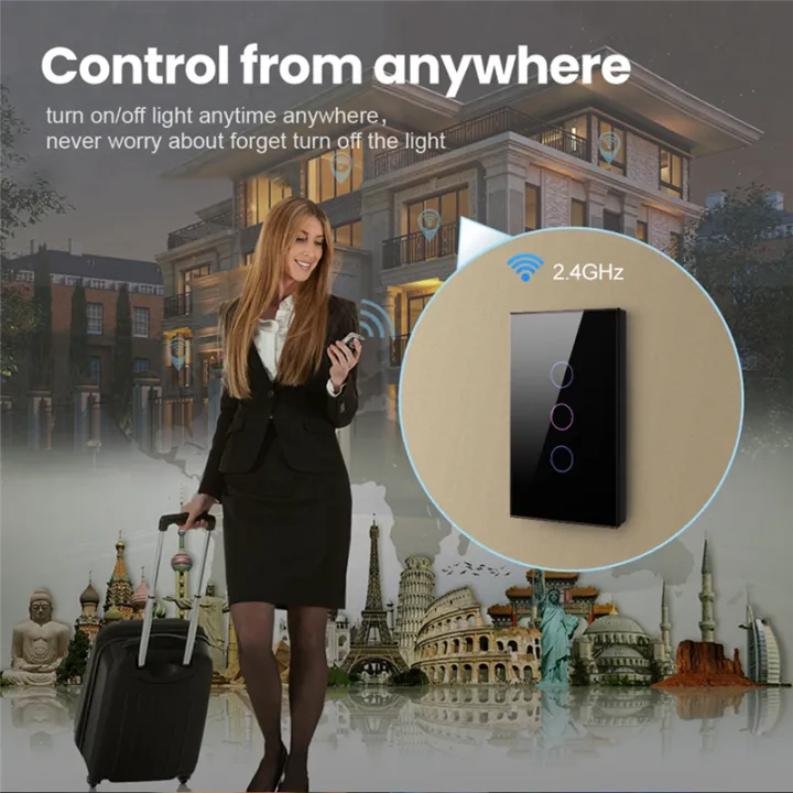 WiFi%20Smart%20Wall%20Switch%20LED%20Light%20Switches%203%20Gang%20Smart%20Touch%20Sensor%20Black%20US%20Plug%20-%20Image%207