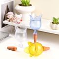 Creative Tulip Shape Plant Automatic Watering System Balls Plastic Decorative Drip Irrigation Stakes Clear Self Watering Globes. 