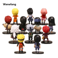 Wenefang Hot Anime Naruto Shippuden Hinata Sasuke Itachi Kakashi Gaara Portable Figure Toys Q Version PVC Figurine Model Dolls Gifts. 