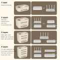 Practical Multi-layer Router Storage Box Detachable Discreet Storage TV Cable Organizer Space-Saving Cable Management Hidden Shelf. 