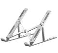 Aluminum Alloy Metal Adjustable Laptop Stand for 10 to 17 Inches Macbook/Laptops/Tab. 