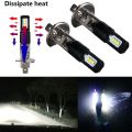 FORIDE 4X H1 6000K Super Bright White 6000LM DRL LED Headlight Bulb Kit High-Beam. 