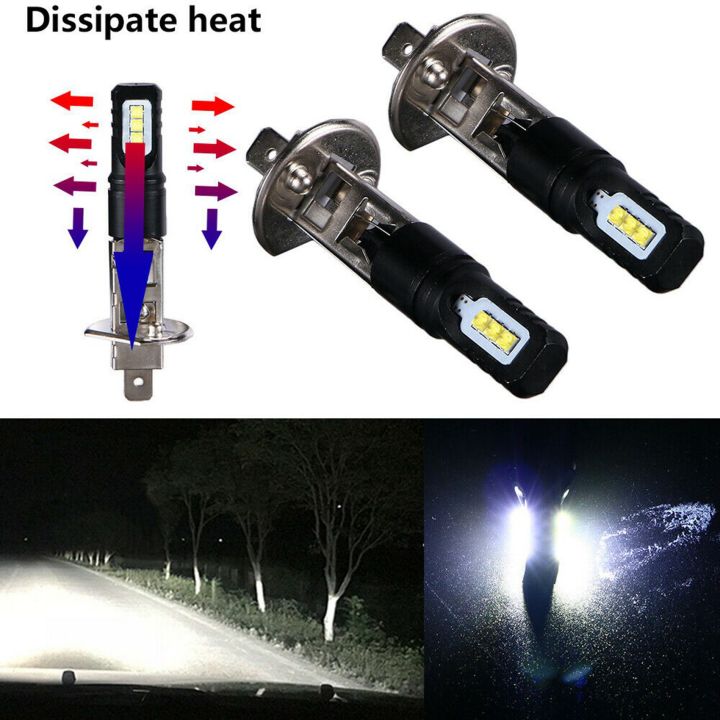 FORIDE%204X%20H1%206000K%20Super%20Bright%20White%206000LM%20DRL%20LED%20Headlight%20Bulb%20Kit%20High-Beam%20-%20Image%207