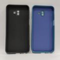 Samsung J6 Plus / J6+/ J6 Prime (Same Size) Silicone Soft Cover Case -Microfiber Inside. 