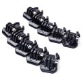 10pcs Buckle Clip Basic Mount for Gopro Go Pro Hero 12 11 10 9 8 7 5 4 Accessories Case Helmet for XiaoMi yi camera accessories. 