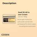 COSRX Advance Snail 96 Mucin Power Essence and Advance Snail 92 All in One Cream SET 100,100ML & 200ML. 
