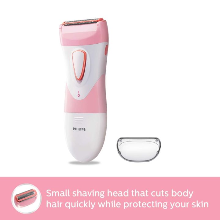 Philips%20HP6306/00%20SatinShave%20Essential%20Women's%20Wet%20&%20Dry%20Electric%20Shaver%20For%20Legs,%20Cordless%20-%20Image%203