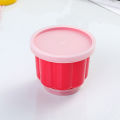 1PC Pudding Mould Plastic Bakeware Reusable DIY Jelly Pudding Cake Mold with Lid Baking Tool CVFHHH. 
