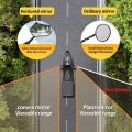Universal Street King V8 Street King 8 Motorcycle Rearview Mirror Non-Graded Full Alloy Rearview Mirror Adjustable HD Clean Lens Motorcycle Accessories. 