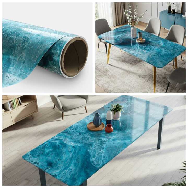 1 meter x 60cm Premium Self-Adhesive Maori Epoxy Furniture Wallpaper Stickers
