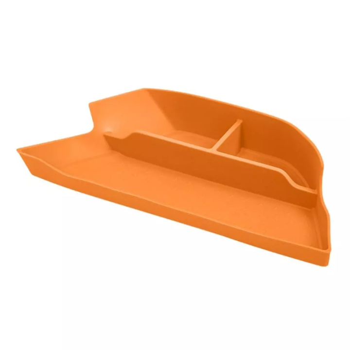 Center Console Storage Box Center Console Down Storage Box Car Interior Upgrade Parts Brown Yellow