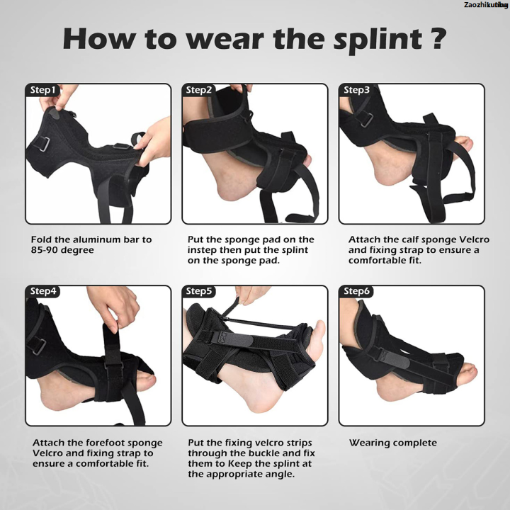 LutingHigh%20Quality%20ZaozhixunbaFifty%20percent%20discount%201/2Pcs%20Plantar%20Fasciitis%20Night%20Splint%20Adjustable%20Foot%20Drop%20Orthotic%20Brace%20with%20Massage%20Ball%20Unisex%20Night%20Splint%20for%20Easing%20Pains%20-%20Image%205